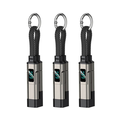 🔥Zolmeriq™ 4-in-1 Digital Display Keychain Charging Cable (offer)