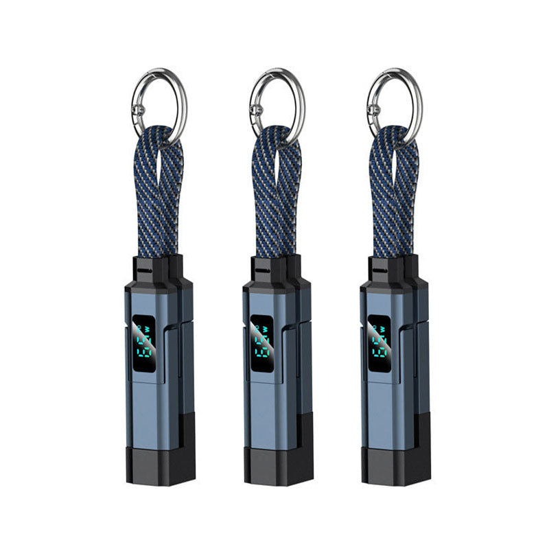🔥Zolmeriq™ 4-in-1 Digital Display Keychain Charging Cable (offer)