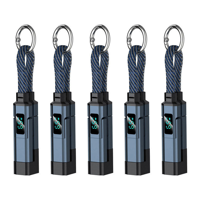 🔥Zolmeriq™ 4-in-1 Digital Display Keychain Charging Cable (offer)