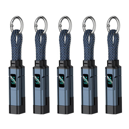 🔥Zolmeriq™ 4-in-1 Digital Display Keychain Charging Cable (offer)