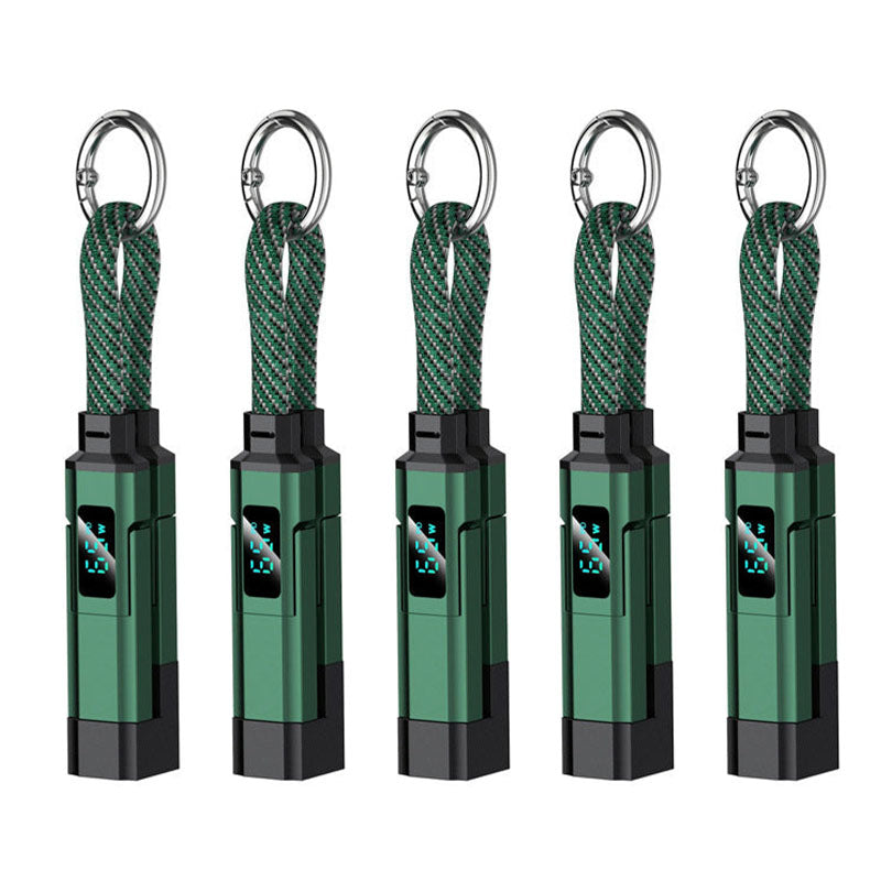 🔥Zolmeriq™ 4-in-1 Digital Display Keychain Charging Cable (offer)