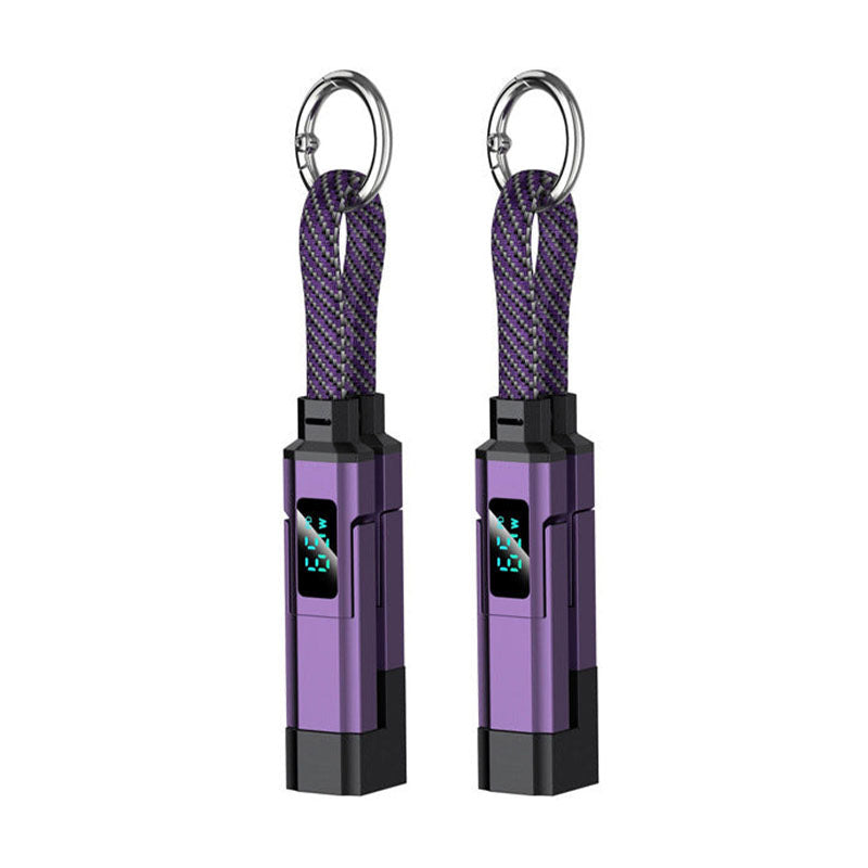 🔥Zolmeriq™ 4-in-1 Digital Display Keychain Charging Cable (offer)