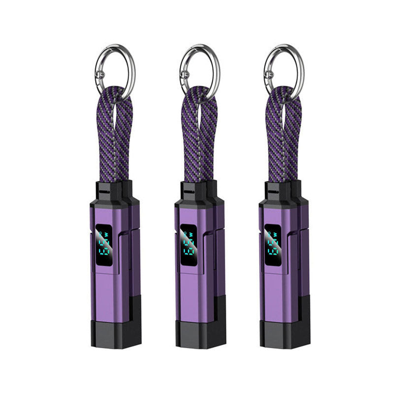 🔥Zolmeriq™ 4-in-1 Digital Display Keychain Charging Cable (offer)