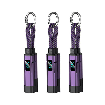 🔥Zolmeriq™ 4-in-1 Digital Display Keychain Charging Cable (offer)