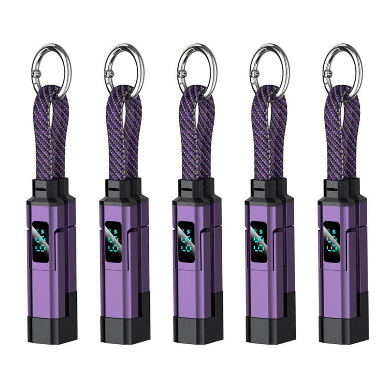 🔥Zolmeriq™ 4-in-1 Digital Display Keychain Charging Cable (offer)