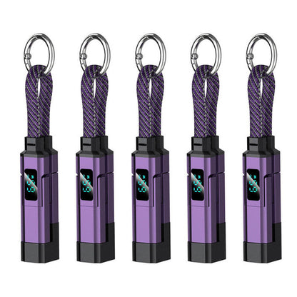 🔥Zolmeriq™ 4-in-1 Digital Display Keychain Charging Cable (offer)