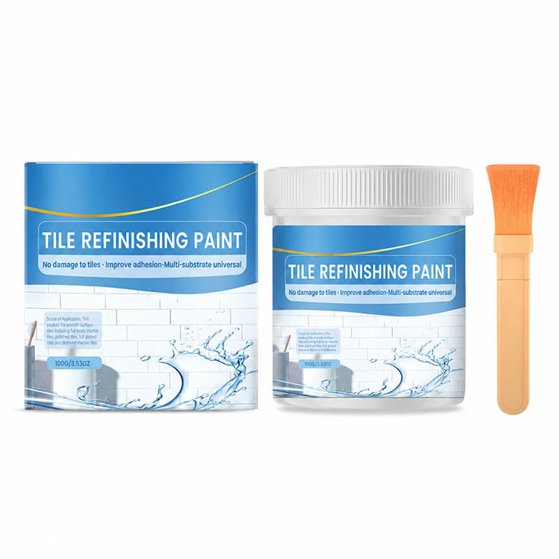 Zolmeriq™ White Tile Refinishing Paint with Brush