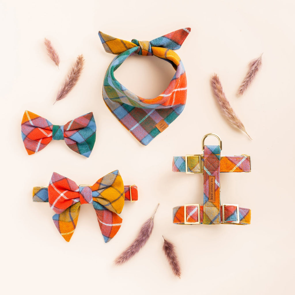 Buchanan Plaid Flannel Dog Bandana