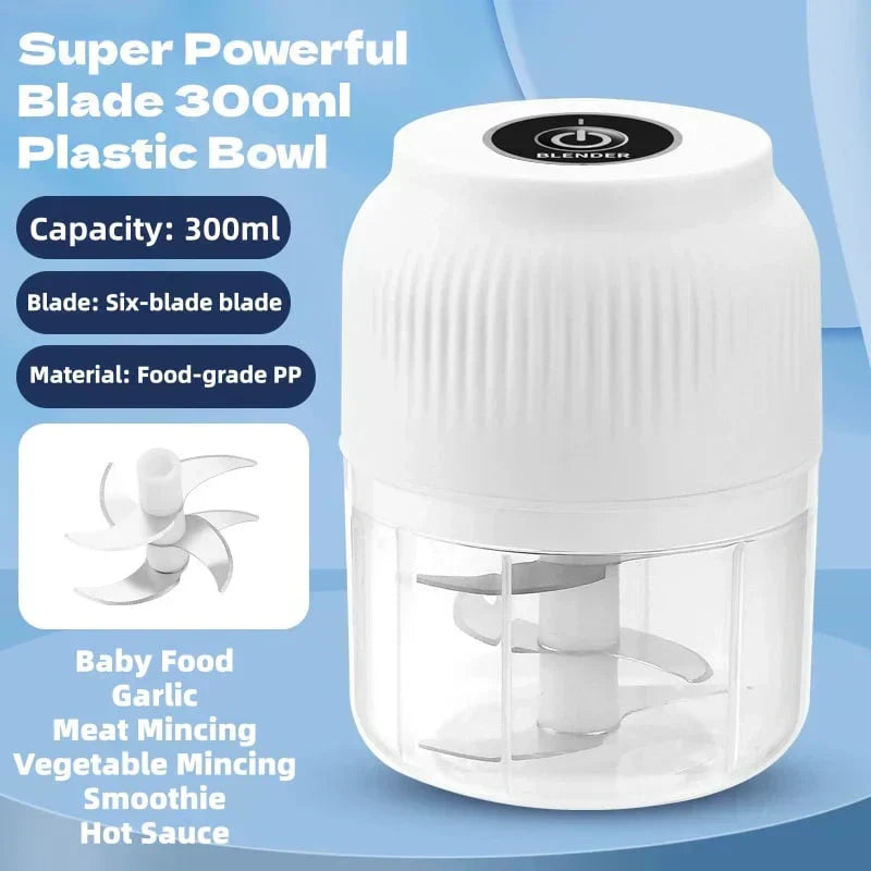 One-Touch Electric Food Chopper & Mincer