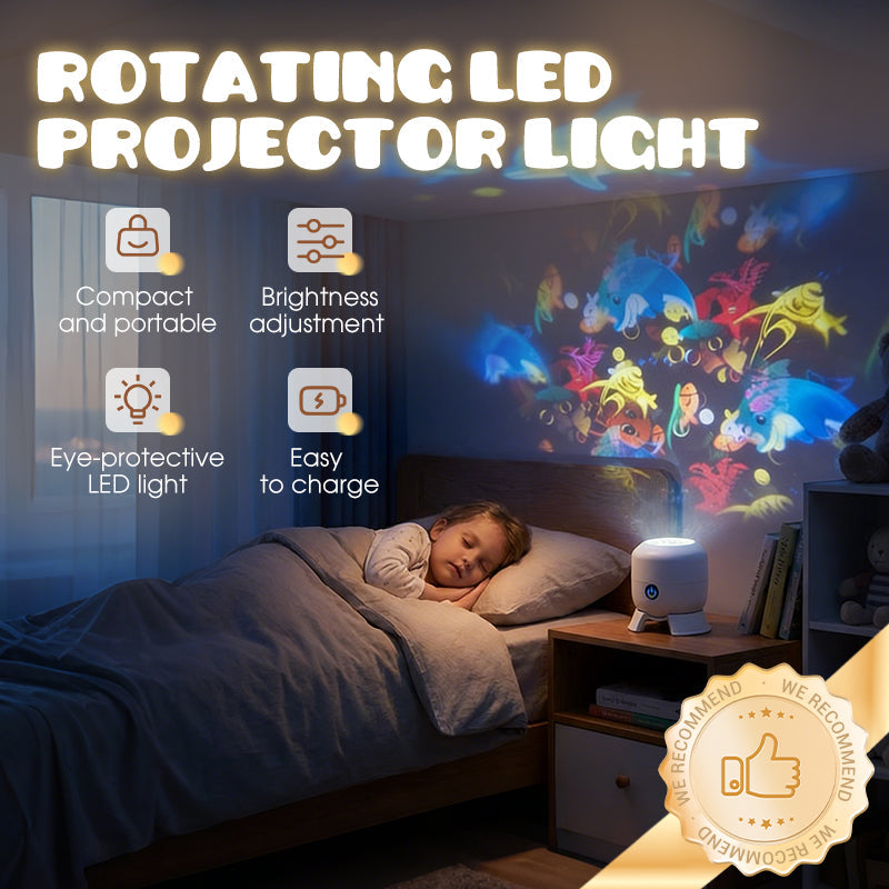 Zolmeriq™ Dynamic Rotating LED Projector Light