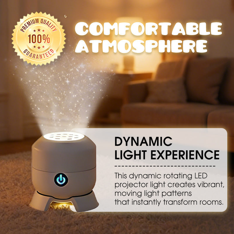 Zolmeriq™ Dynamic Rotating LED Projector Light