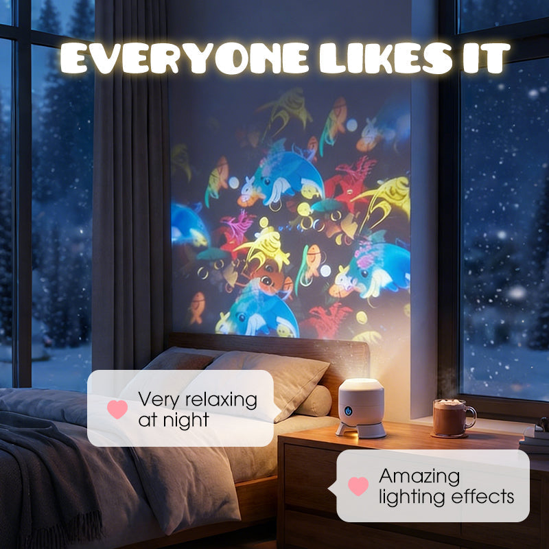 Zolmeriq™ Dynamic Rotating LED Projector Light