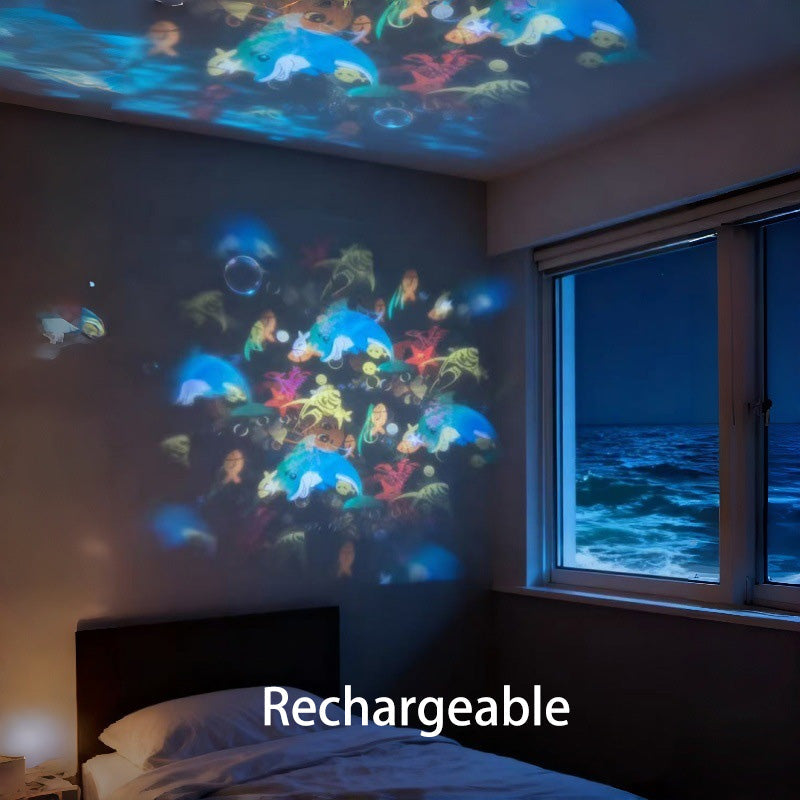 Zolmeriq™ Dynamic Rotating LED Projector Light (offer)