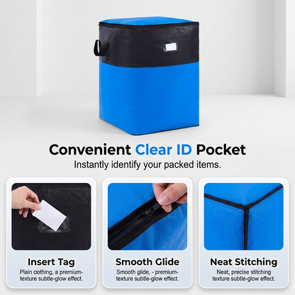 📦Collapsible Storage & Moving Bag – Heavy‑duty PE, water‑resistant. 🏠✨