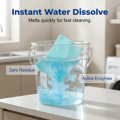 ✨  Water‑Soluble Floor Sheets – Cleans & shines all floors. Safe & streak‑free.  🧹💧