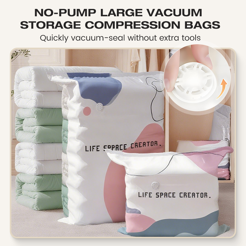 💐🧸Zolmeriq™ No-Pump Large Vacuum Storage Compression Bags