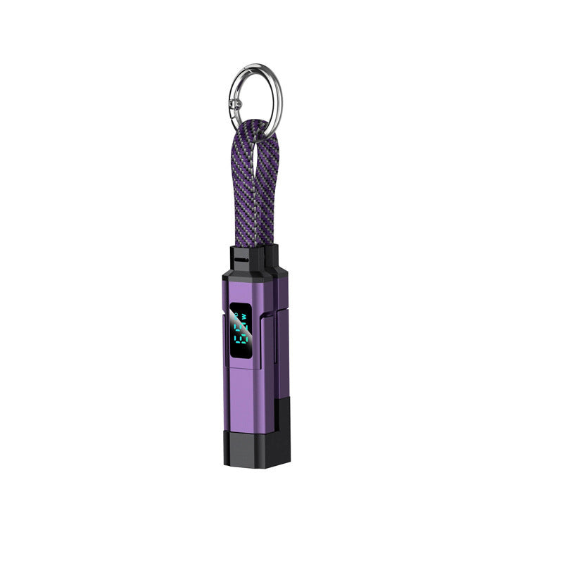 Zolmeriq™4-in-1 Digital Display Keychain Charging Cable