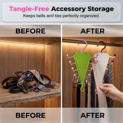 🥳Multi-Functional V-Shaped Double Sided Hanger Storage Rack (Offer)