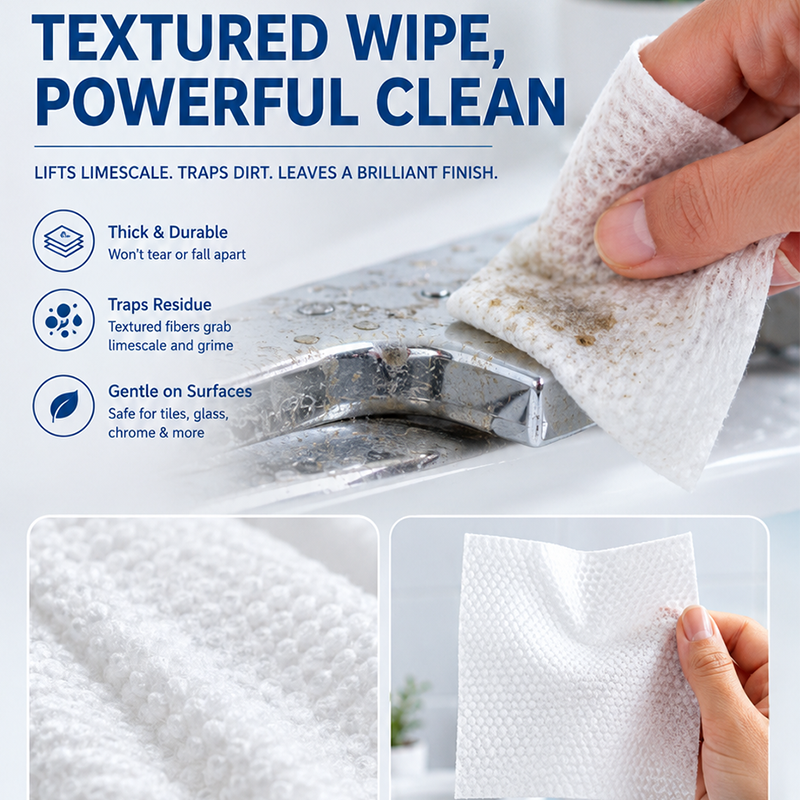 Zolmeriq™ Multi-function Bathroom Descaling Cleaning Wipes