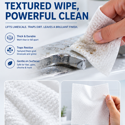 Zolmeriq™ Multi-function Bathroom Descaling Cleaning Wipes