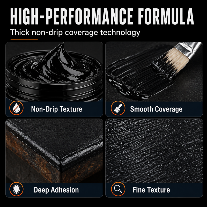 Black Metal Restoration Paste | Rust Protection & Surface Repair