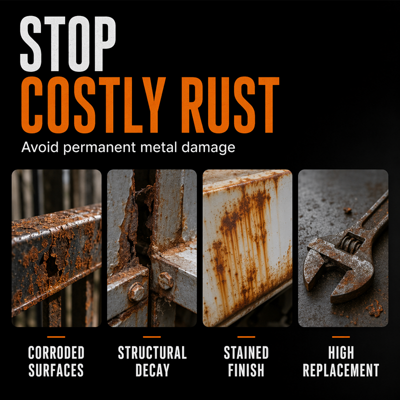 Black Metal Restoration Paste | Rust Protection & Surface Repair