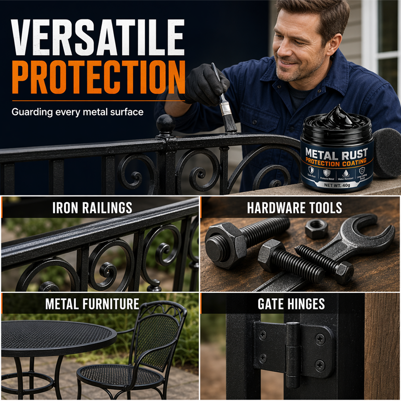 Black Metal Restoration Paste | Rust Protection & Surface Repair