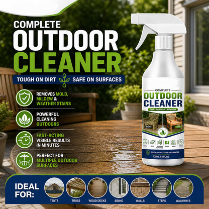 🌿 LIMITED-TIME 50% OFF! Outdoor Surface Cleaner Spray, Fast Acting Stain Remover for Patio, Wooden Furniture & Outdoor Surfaces (offer)