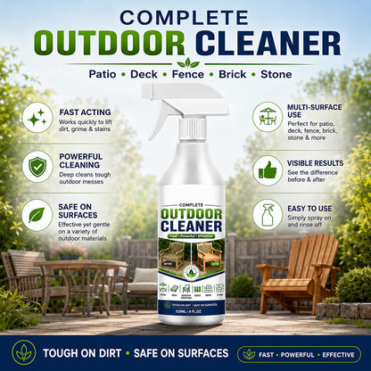 🌿 LIMITED-TIME 50% OFF! Outdoor Surface Cleaner Spray, Fast Acting Stain Remover for Patio, Wooden Furniture & Outdoor Surfaces (offer)