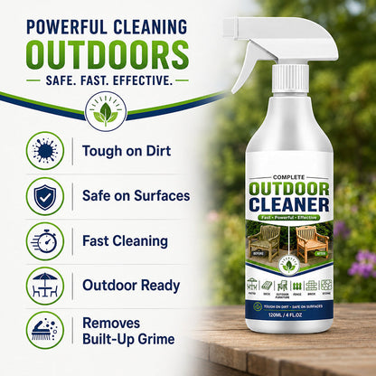 🌿Zolmeriq™ Outdoor Surface Cleaner Spray, Fast Acting Stain Remover for Patio, Wooden Furniture & Outdoor Surfaces