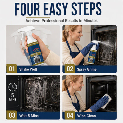 💥Zolmeriq™ Heavy Duty Oven & Cooktop Cleaner Spray
