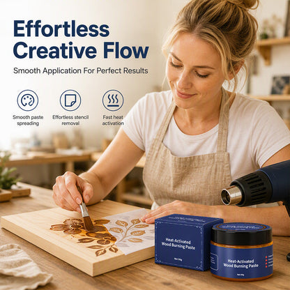Heat-Activated Wood Burning Paste (OFFER)