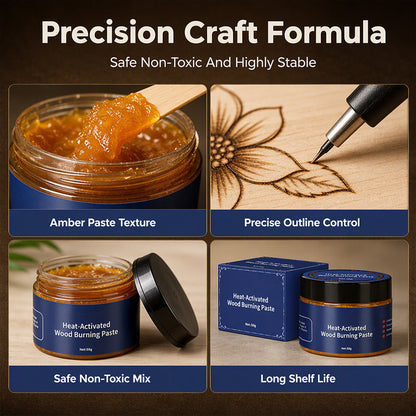 Heat-Activated Wood Burning Paste (OFFER)