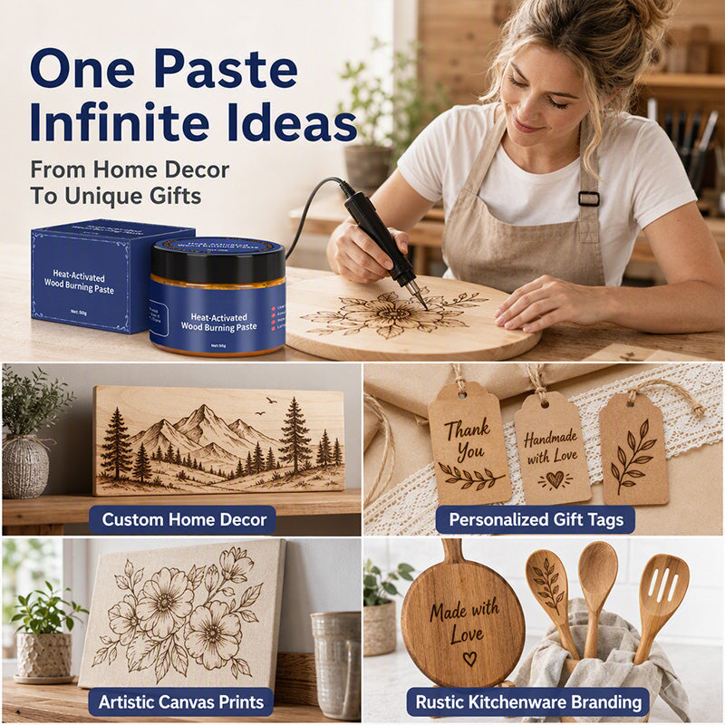 Heat-Activated Wood Burning Paste (OFFER)