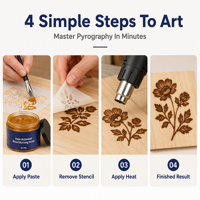 Heat-Activated Wood Burning Paste (OFFER)