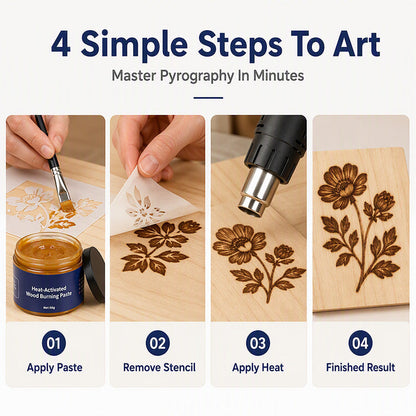 Heat-Activated Wood Burning Paste (OFFER)