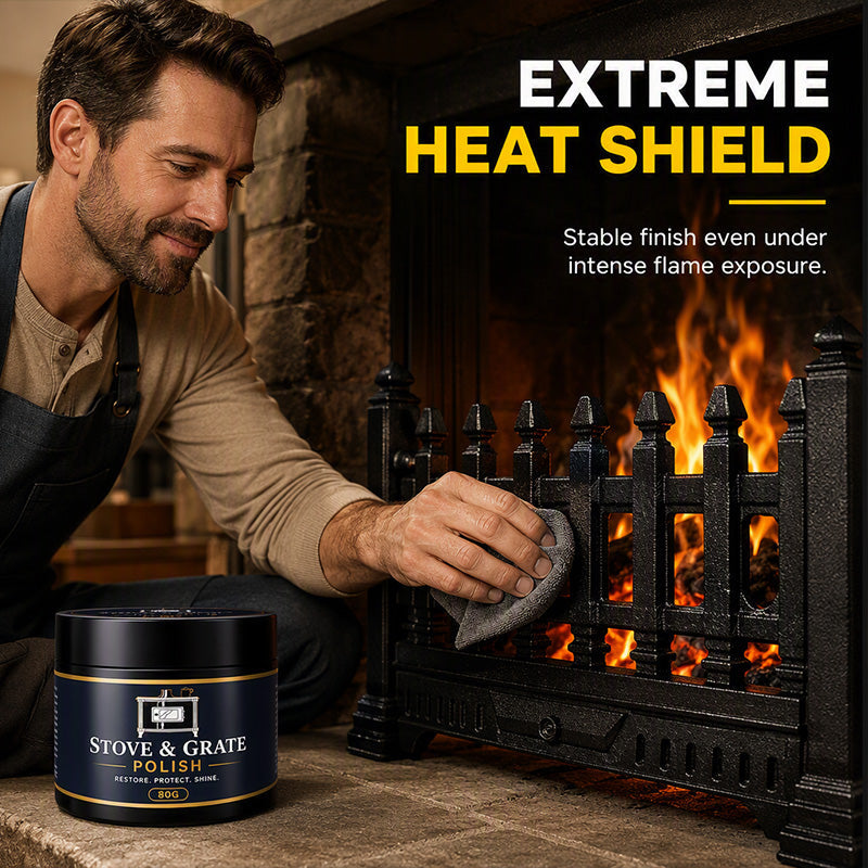 Zolmeriq™ Cast Iron Stove Polish with Sponge 