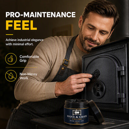 Zolmeriq™ Cast Iron Stove Polish with Sponge 