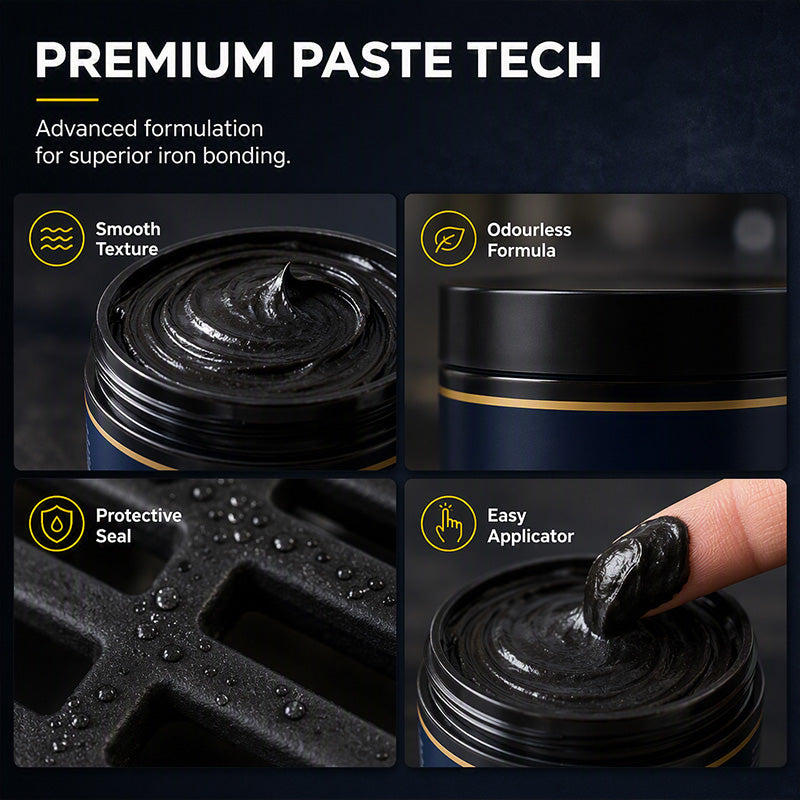Zolmeriq™ Cast Iron Stove Polish with Sponge 