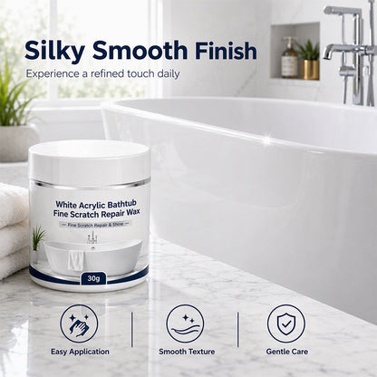 Zolmeriq™ White Acrylic Bathtub Fine Scratch Repair Wax