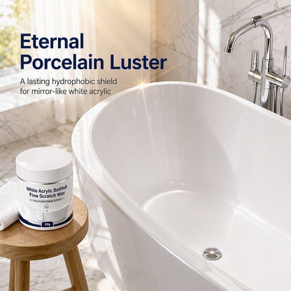 Zolmeriq™ White Acrylic Bathtub Fine Scratch Repair Wax