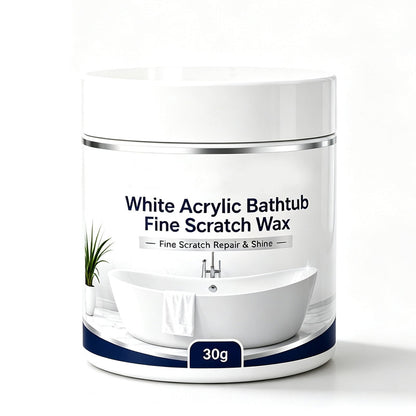 Zolmeriq™ White Acrylic Bathtub Fine Scratch Repair Wax