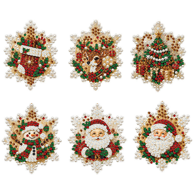 🔥Zolmeriq™ Christmas DIY Painting Hanging Ornaments Set🎄🎁