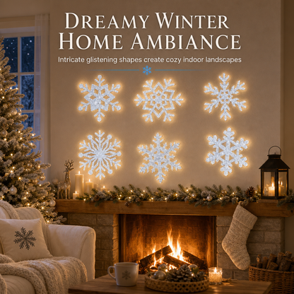 ❄Zolmeriq™ Glowing Snowflake Night Light Wall Stickers💡 (offer)