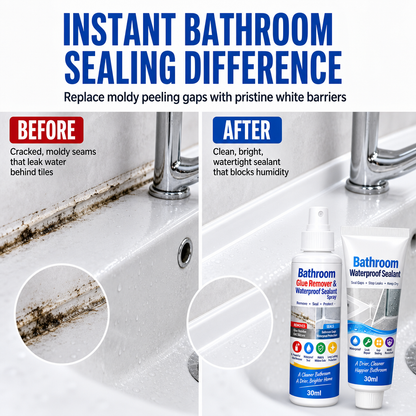 Zolmeriq™ Bathroom Glue Remover and Waterproof Sealant Set